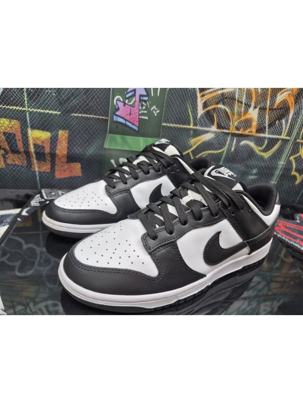 Nike Dunk Low Panda 🐼 Black White super clean Mens size 9M or women's 10.5w